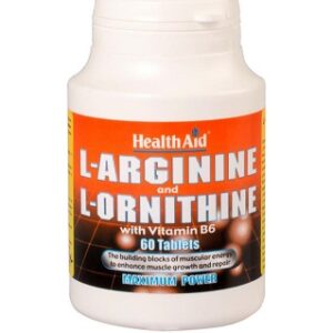 L-ARGININA+L-ORNITINA CON VIT. B6 60 CAPS.