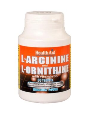 L-ARGININA+L-ORNITINA CON VIT. B6 60 CAPS.