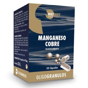 MANGANESO+COBRE OLIGOGRANULOS 50 cáps.