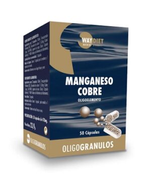 MANGANESO+COBRE OLIGOGRANULOS 50 cáps.