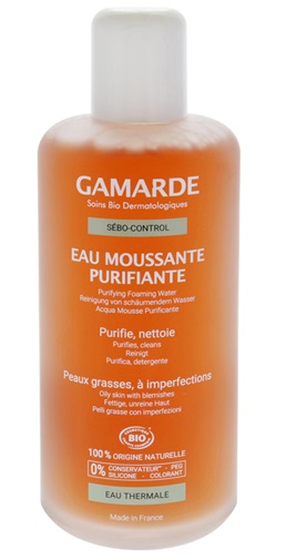 AGUA ESPUMOSA PIEL GRASA GAMARDE BIO 200 ML.