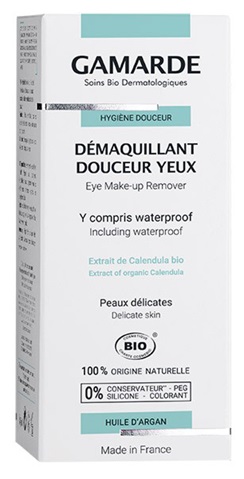 DESMAQUILLANTE OJOS GAMARDE BIO 30 ML.