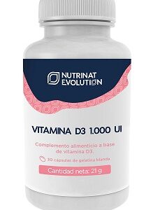 VITAMINA D3 1000UI 30 CAPS.