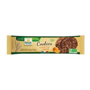 GALLETA COOKIES ESPELTA NARANJA 200 GR. BIO (MOULIN)A