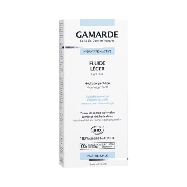 FLUIDO HIDRATANTE LEGER GAMARDE BIO 40 GR.