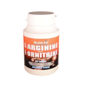 L-ARGININA+L-ORNITINA CON VIT. B6 60 CAPS.