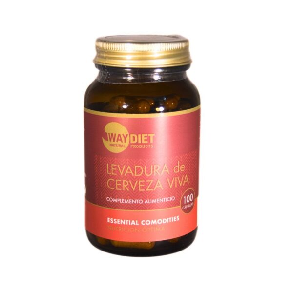LEVADURA DE CERVEZA VIVA - 100 Capsulas