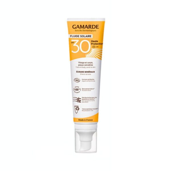 FLUIDO SOLAR SPF30 BIO 100ML. GAMARDE